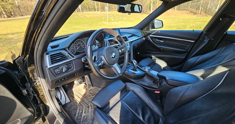 BMW Seria 3 cena 92000 przebieg: 88000, rok produkcji 2017 z Pisz małe 67